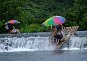 Bamboo Raft in Yangshuo